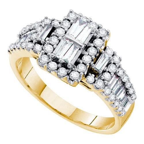 14KT Yellow Gold 1.00CTW DIAMOND  FASHION RING