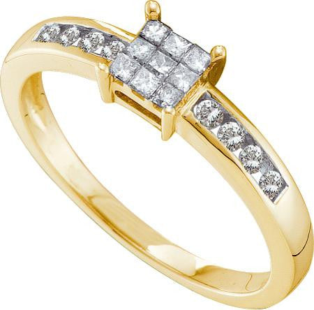 0.25CT DIAMOND  INVISIBLE RING