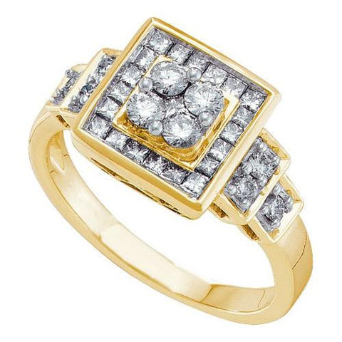 14KT Yellow Gold 0.75CTW  DIAMOND   FASHION  RING