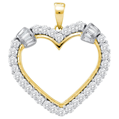 1 CT-Diamond HEART PENDANT