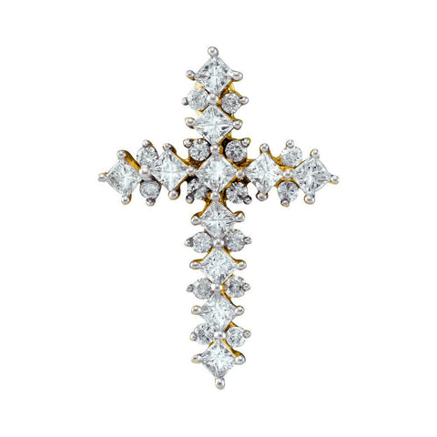 3-4CT-Diamond CROSS PENDANT