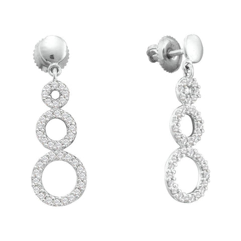 3-8CTW-Diamond FASHION EARRING