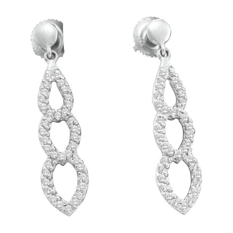 3-8CTW-Diamond FASHION EARRING