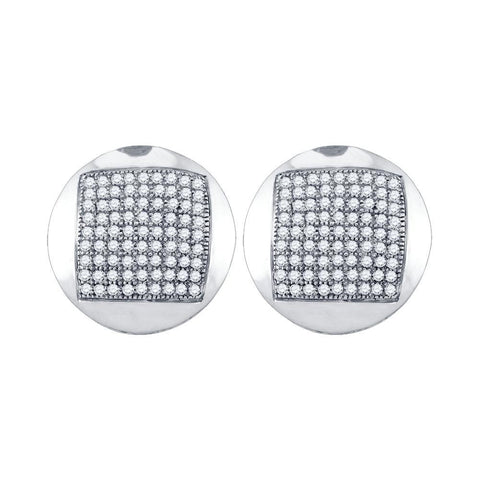 1-2CTW-Diamond MICRO-PAVE EARRING