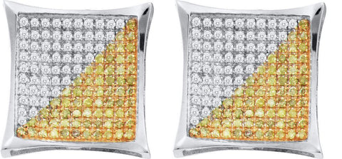 1-4CT-Diamond MICRO-PAVE EARRING