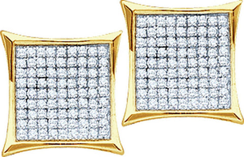 1-20CT-Diamond MICRO-PAVE EARRINGS