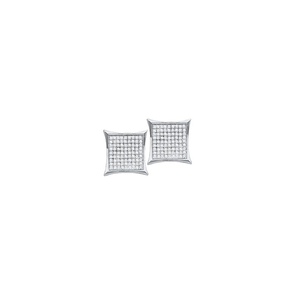 1-20CT-Diamond MICRO-PAVE EARRINGS