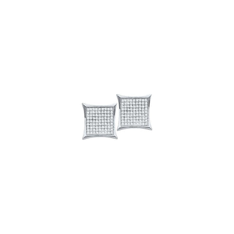 1-20CT-Diamond MICRO-PAVE EARRINGS