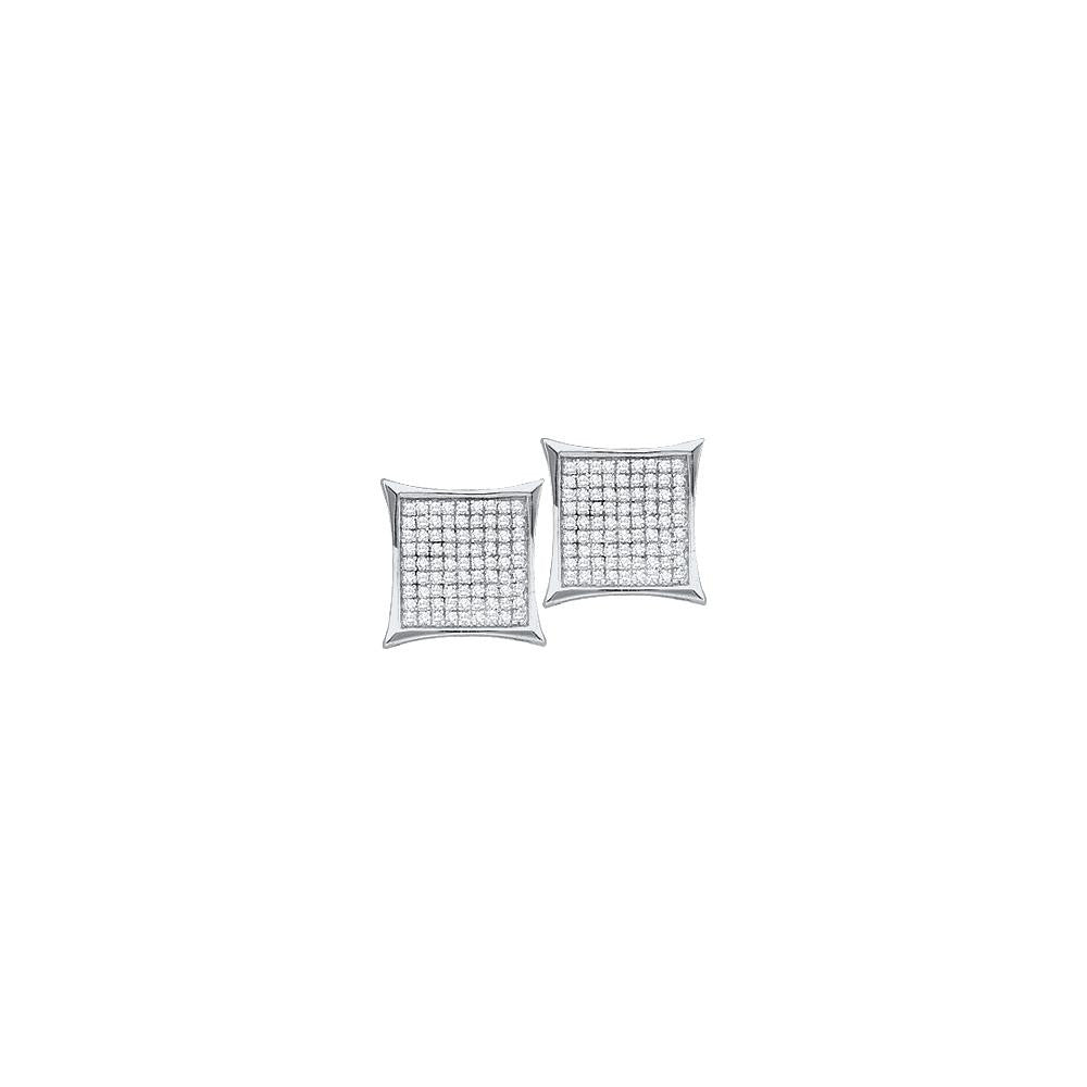 1-10CT-Diamond MICRO-PAVE EARRINGS