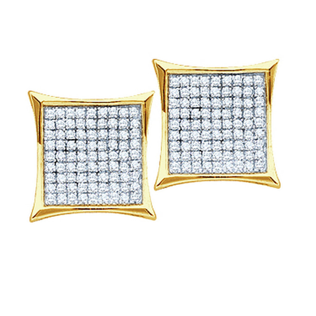 1-6CT-Diamond MICRO-PAVE EARRINGS