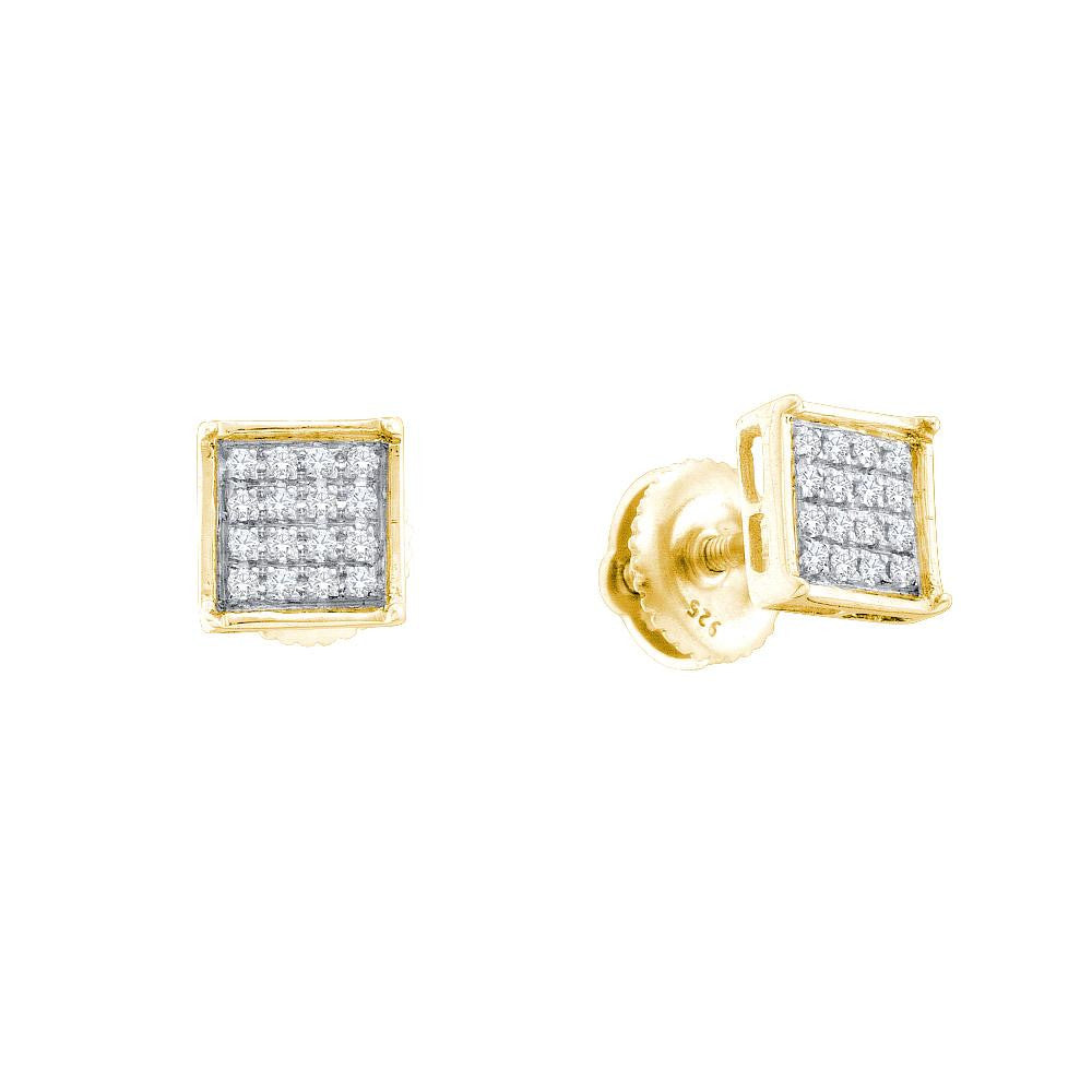 1-10CTW-Diamond MICRO-PAVE EARRINGS