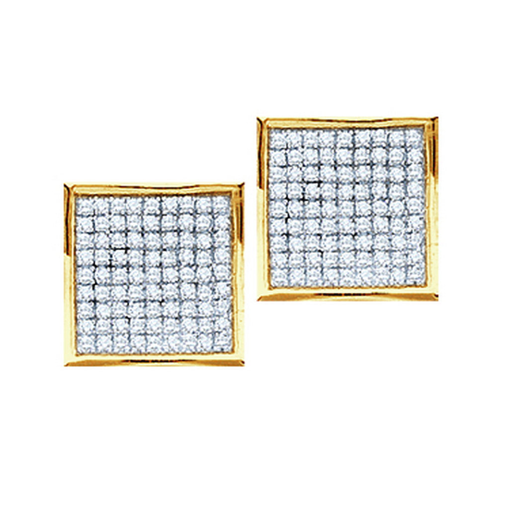 1-6CT-Diamond MICRO-PAVE EARRINGS