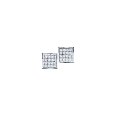 1-20CT-Diamond MICRO-PAVE EARRINGS