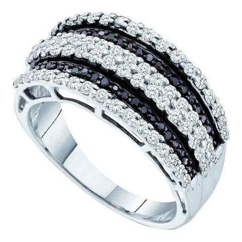 10KT White Gold 0.82CTW DIAMOND  FASHION BAND