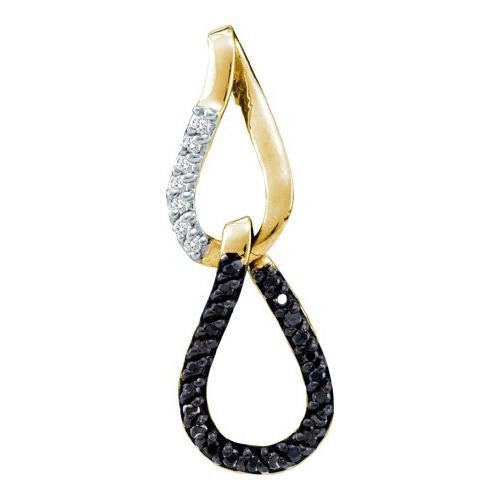 14KT Yellow Gold 0.14CTW DIAMOND FASHION PENDANT