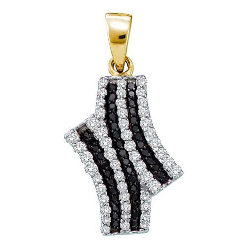 10KT Yellow Gold 0.47CTW DIAMOND  FASHION PENDANT