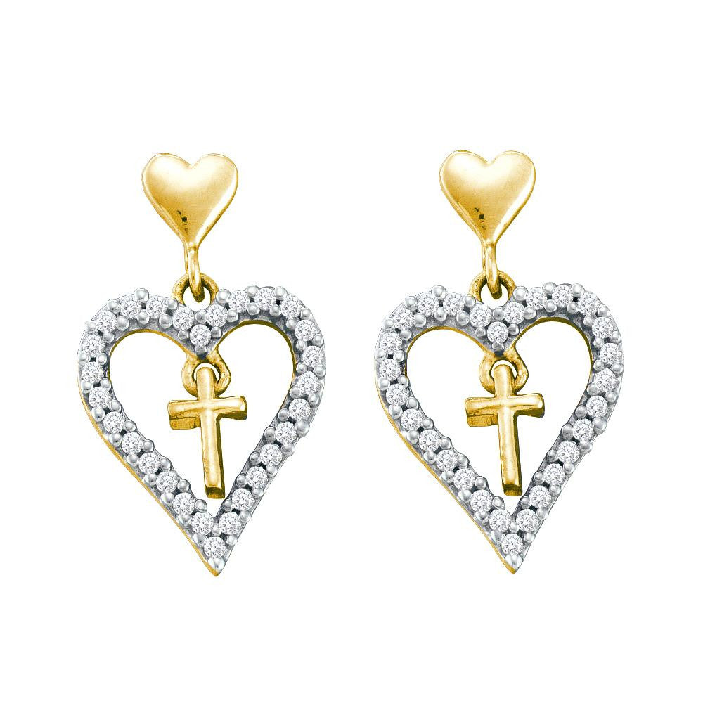 1-3CTW-Diamond HEART EARRING