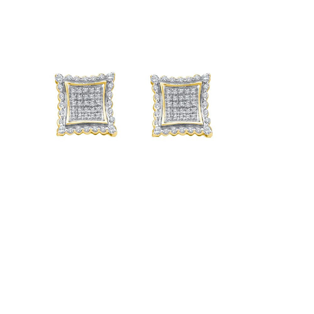 1-2CT-Diamond MICRO-PAVE EARRING