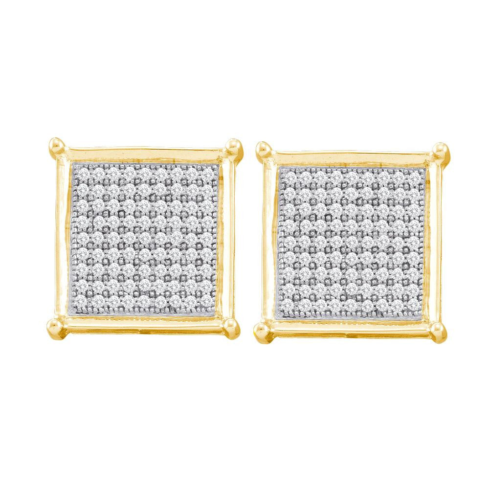 1-2CTW-Diamond MICRO-PAVE EARRING