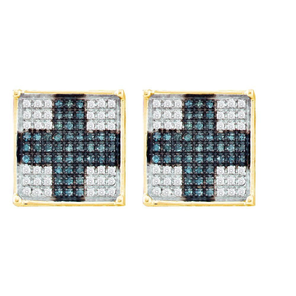 1-4CTW-Diamond MICRO-PAVE EARRING