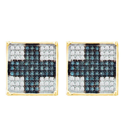 1-4CTW-Diamond MICRO-PAVE EARRING