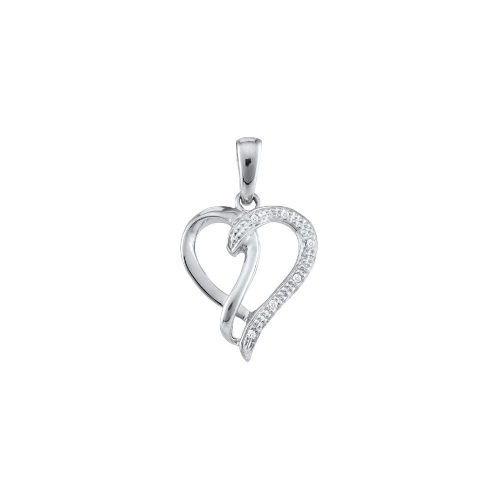 0.03CT-Diamond HEART PENDANT