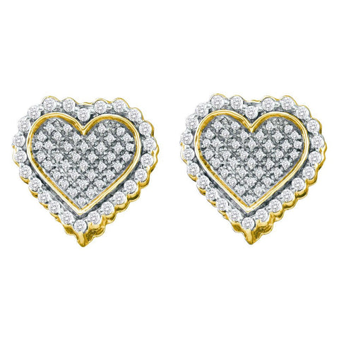 1-2CTW-Diamond HEART EARRING