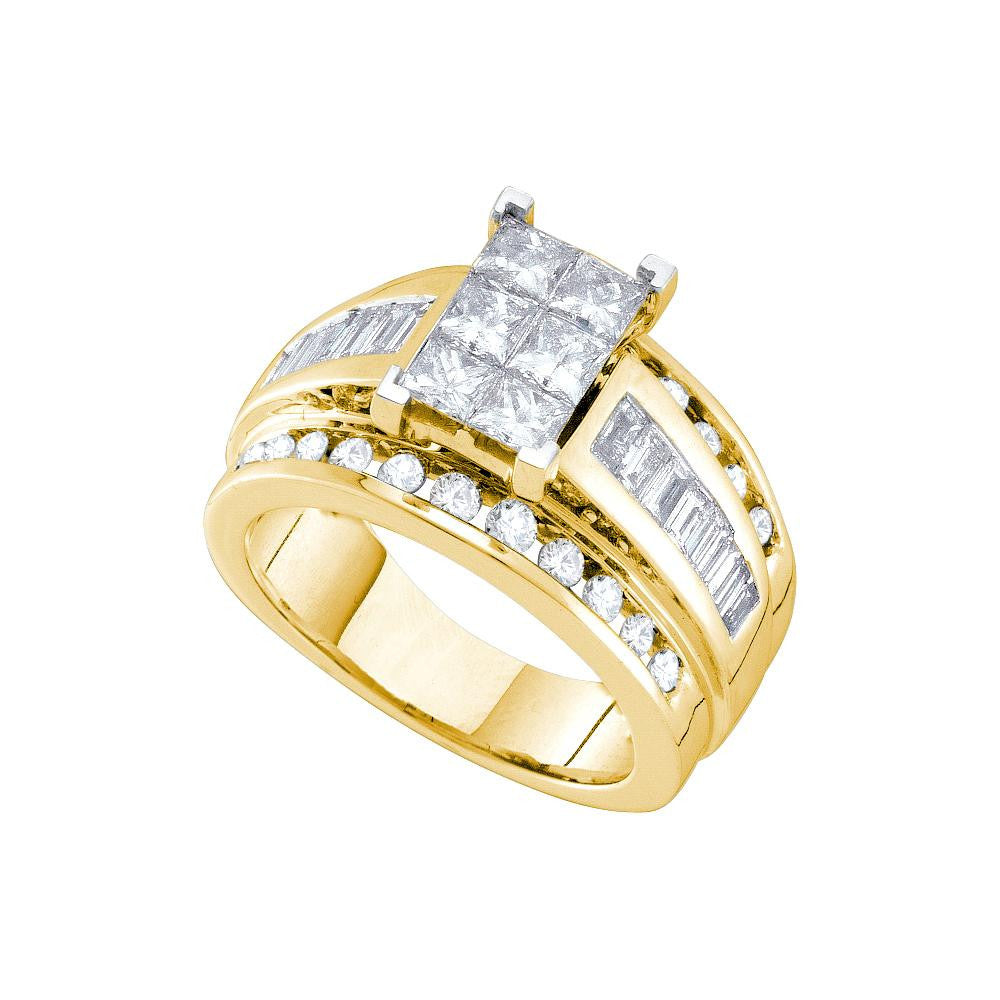 2 CT-Diamond INVISIBLE RING