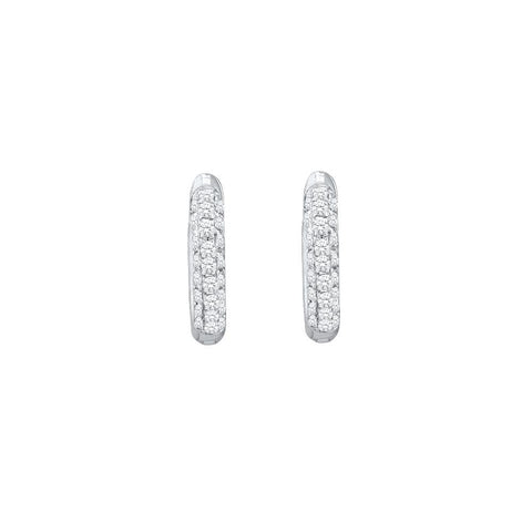 1-6CTW-Diamond MICRO-PAVE HOOPS