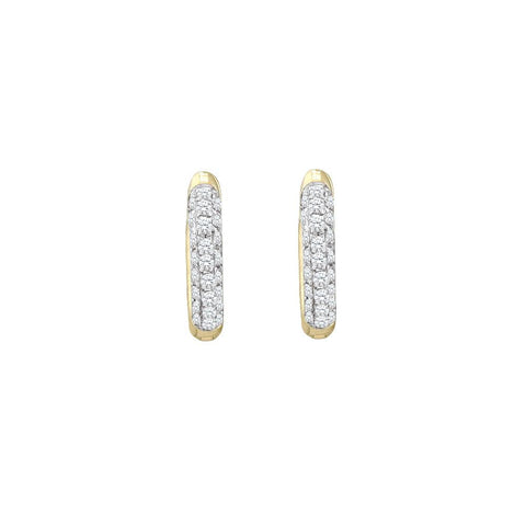 1-6CTW-Diamond MICRO-PAVE HOOPS