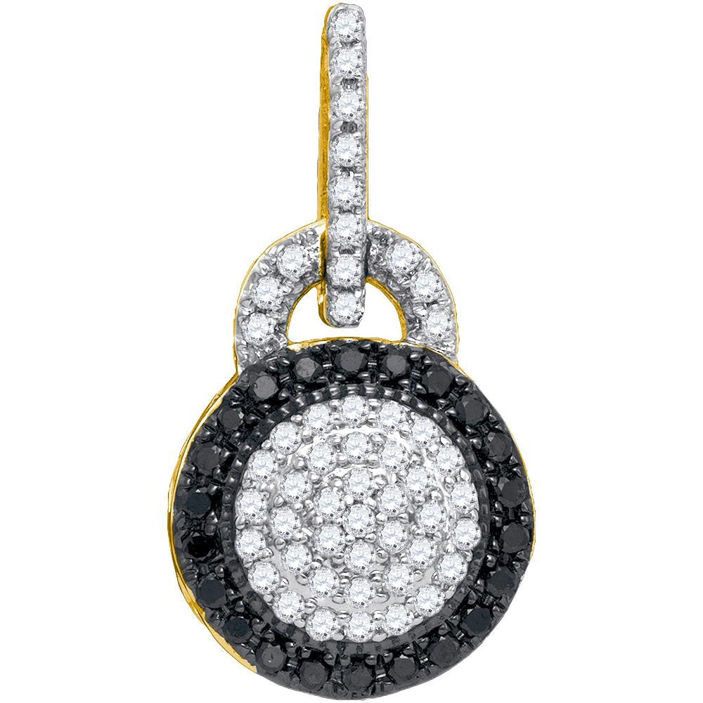 1-2CT-Diamond BLACK  PENDANT