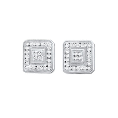 1-6CTW-Diamond MICRO-PAVE EARRINGS