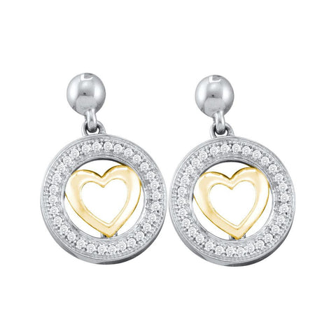 1-5CTW-Diamond HEART EARRINGS