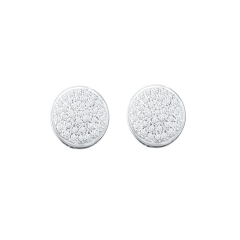 1-5CTW-Diamond MICRO-PAVE EARRINGS