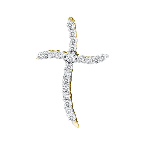 1-4CT-Diamond CROSS PENDANT