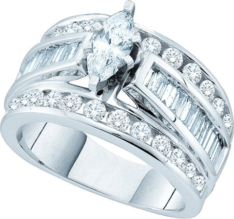 3  CT-Diamond 3-4CT-CMQ BRIDAL RING CERTIFIE