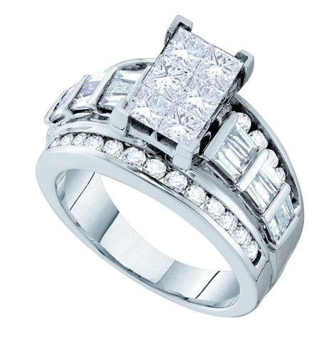 3.0CT-Diamond INVISIBLE RING