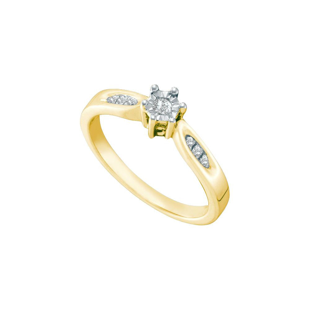 1-20CT-Diamond RD-CENTER RING