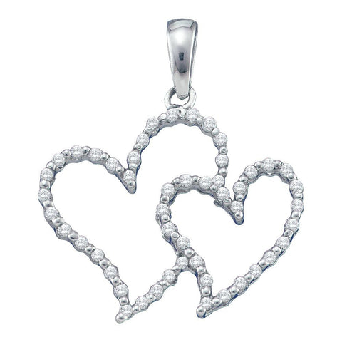 1-6CT-Diamond HEART PENDANT