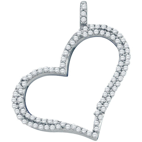 1-3CTW-Diamond HEART PENDANT