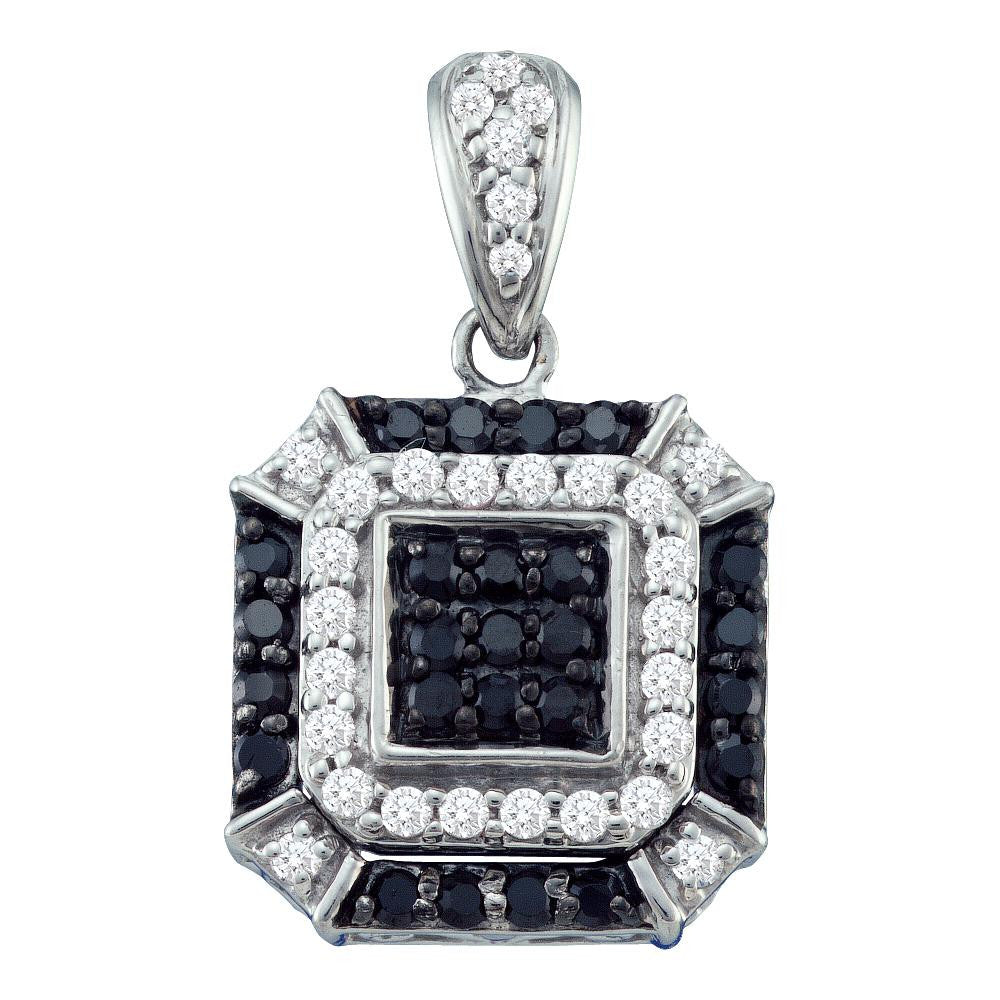 1-2CT-Diamond BLACK  PENDANT