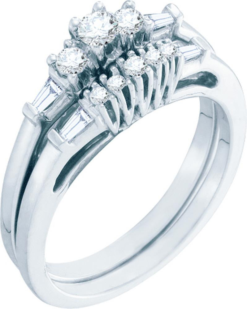 3-8CT-Diamond RD-CENTER BRIDAL SET