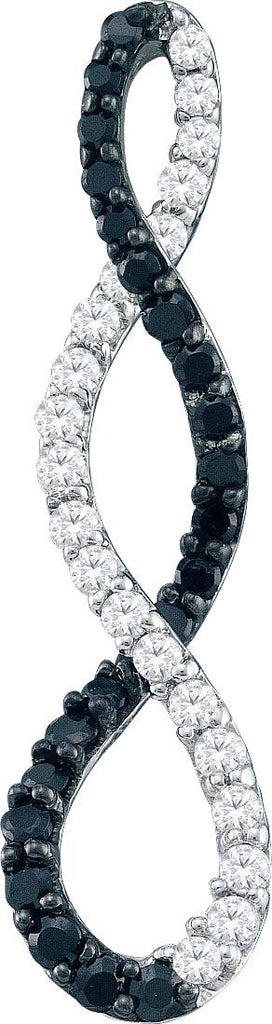 1-2CTW-Diamond BLACK  PENDANT