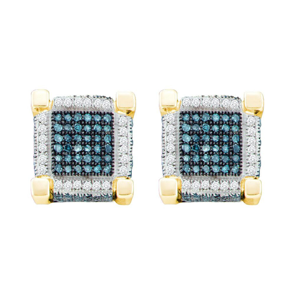 1 CTW-Diamond MICRO-PAVE EARRINGS