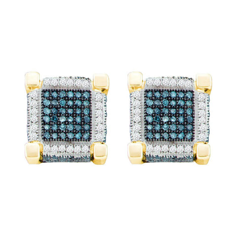 1 CTW-Diamond MICRO-PAVE EARRINGS