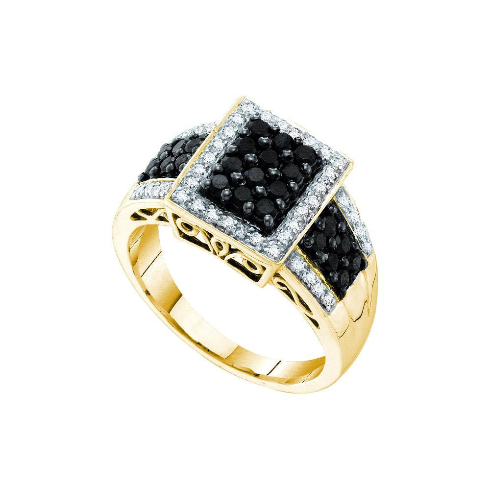 5-8CTW-Diamond BLACK  RING