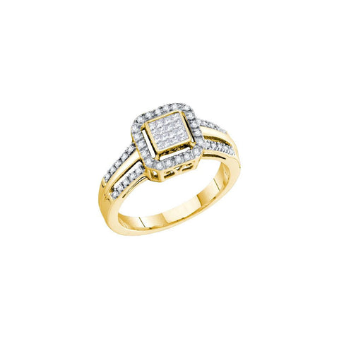 1-4CT-Diamond INVISIBLE RING