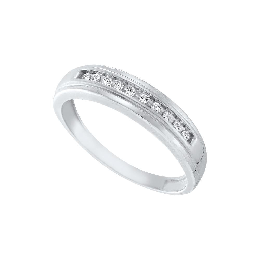 1-8CT-Diamond CLUSTER MENS BAND