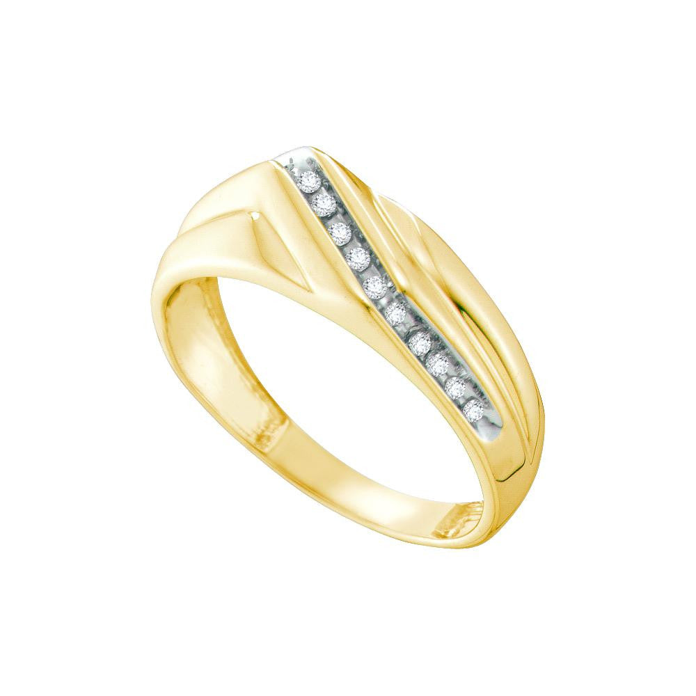 1-8CT-Diamond CLUSTER MENS BAND