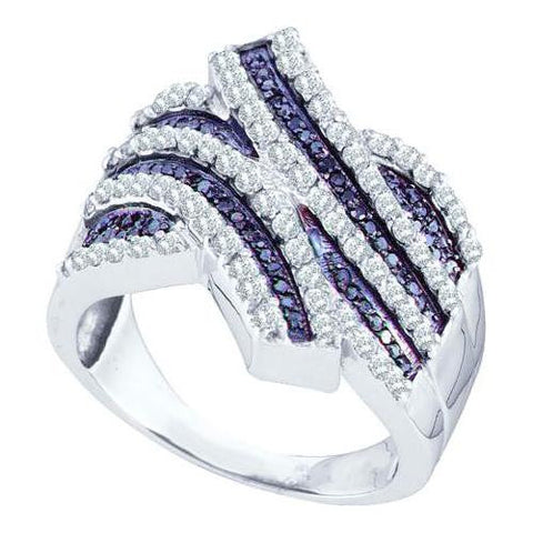 14KT White Gold 1.03CTW DIAMOND FASHION BAND